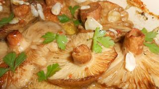 Bureți vineciori cu usturoi