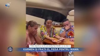 VIDEO - Karmen și frații ei, piesă pentru mama. „O mamă pentru fiecare copil este cea mai importantă persoană”