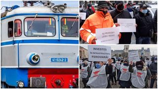 Sindicaliștii de la CFR anunță grevă generală. Care sunt nemulțumirile greviștilor