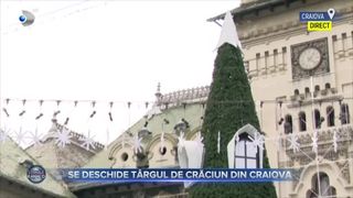 VIDEO - A venit momentul mult așteptat. Se deschide târgul de Crăciun din Craiova