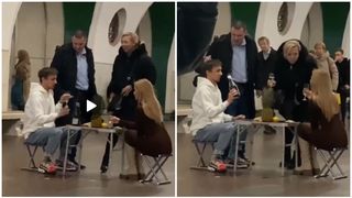 VIDEO. A fost arestat după ce și-a cerut iubita în căsătorie pe peronul de la metrou. Care este motivul?