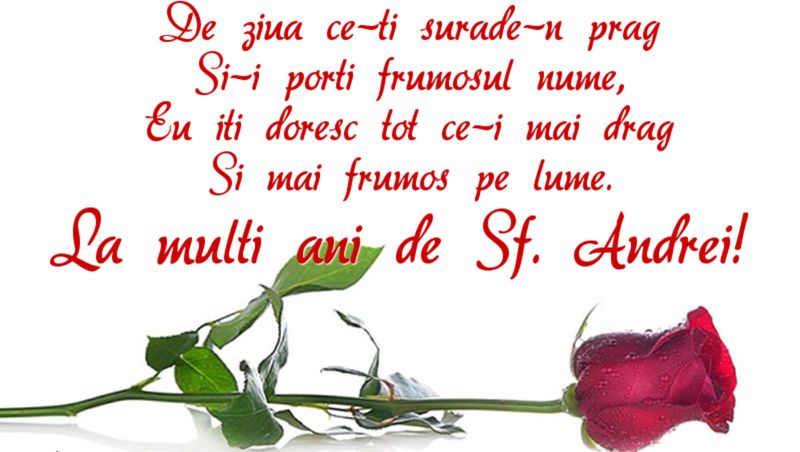 Urări de Sf. Andrei 2023