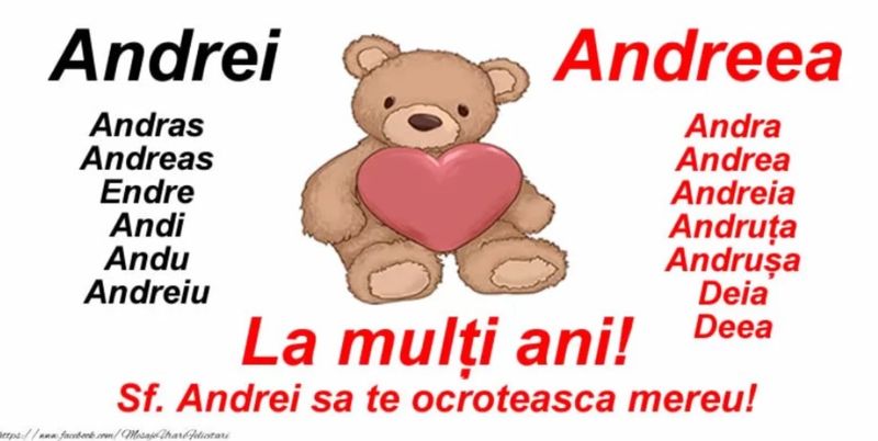 Felicitări de Sf. Andrei 2023