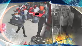 FOTO- Jaf similar cu cel din Sibiu, &icirc;n Dolj.  Un afacerist a fost jefuit. Există suspiciunea că aceiași infractori au comis ambele jafuri