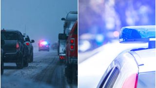 O mașină s-a răsturnat &icirc;n Azuga. O persoană este resuscitată. Traficul este dirijat de polițiști