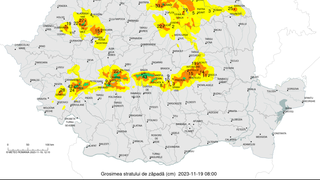 ANM- Grosimea stratului de zăpadă