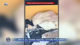 VIDEO - Anchetă internă &icirc;n cazul studenților cu toxiinfecție alimentară de la Academia de Poliție. Zeci de poze cu m&acirc;ncare alterată circulă pe internet