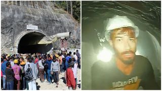 VIDEO. Extenuați și bărboși, muncitorii blocați de 10 zile într-un tunel prăbușit sunt "mai mult morți decât vii". Au fost văzuți pentru prima dată cu o cameră video