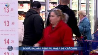 VIDEO- Românii vor avea parte de un Crăciun cu mari cheltuieli. Cât costa masa de sărbători și cadourile de sub brad?