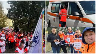 Ambulanțierii fac greva foamei, după ce deputații i-au scos de la condiții deosebite de muncă &icirc;n legea pensiilor: &rdquo;Marcel Ciolacu, dormi liniștit?&rdquo;