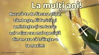 mesaje si urari cu la multi ani de ziua de nastere