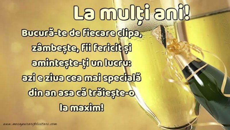 mesaje si urari cu la multi ani de ziua de nastere