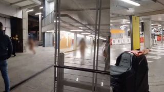 VIDEO. A alergat dezbrăcată prin aeroport după ce a consumat ciuperci magice și lichior. Scene ireale în Santiago de Chile