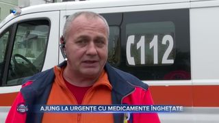VIDEO - Situație disperată a angajaților Serviciului de Ambulanță din Brașov. Pacienții sunt transportați &icirc;n frig, iar medicamentele sunt &icirc;nghețate