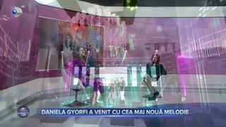 VIDEO- Daniela Gyorfi lansează o nouă piesă, &icirc;n platoul Știrile KANAL D. Melodia ritmată dă startul petrecerilor