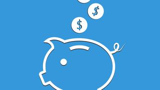 pusculita cu moneda dolar