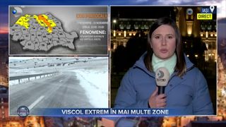 VIDEO - Se anunță viscol și ninsori &icirc;n unele zone ale țării. Care sunt regiunile afectate?