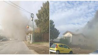 Incendiu service Bragadiru
