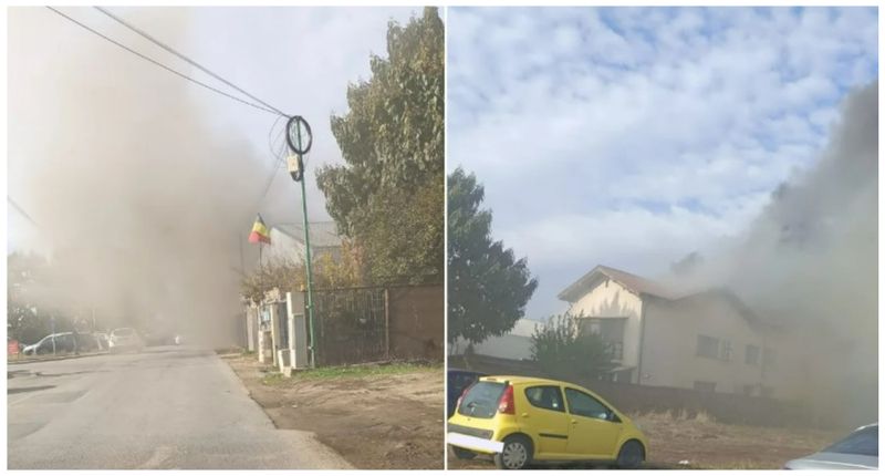 Incendiu service Bragadiru