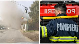 Incendiu service Bragadiru