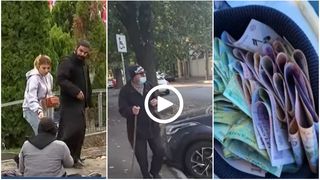 VIDEO - Tot mai mulți indivizi se prefac bolnavi pentru a primi bani de la oameni. La finalul zilei ajung cu sume imense &icirc;n buzunare