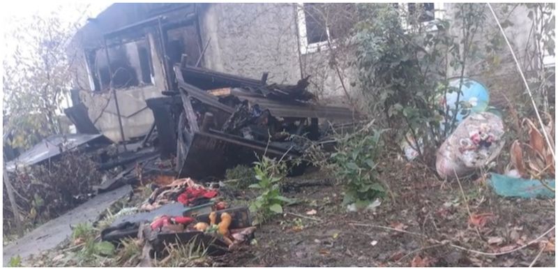 Incendiu casă Botoșani