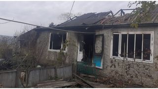 Incendiu casă Botoșani