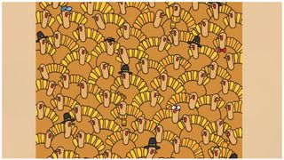 Numai geniile găsesc dovleacul în imaginea de mai jos. Test IQ complicat, bazat pe o iluzie optică