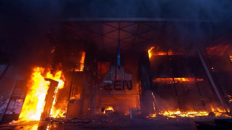 incendiu mall