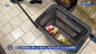 VIDEO - Uleiul de măsline, cel mai furat produs de la raft. Comercianții au pus antifurt pe fiecare sticlă &icirc;n parte