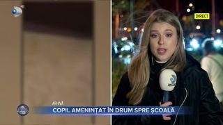 VIDEO- Un copil a fost amenințat cu un cuțit &icirc;n drum spre școală, &icirc;n Capitală