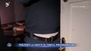 VIDEO- Polițiști la siestă &icirc;n timpul programului. IPS Suceava: "Măsurile dispuse vor fi ferme"