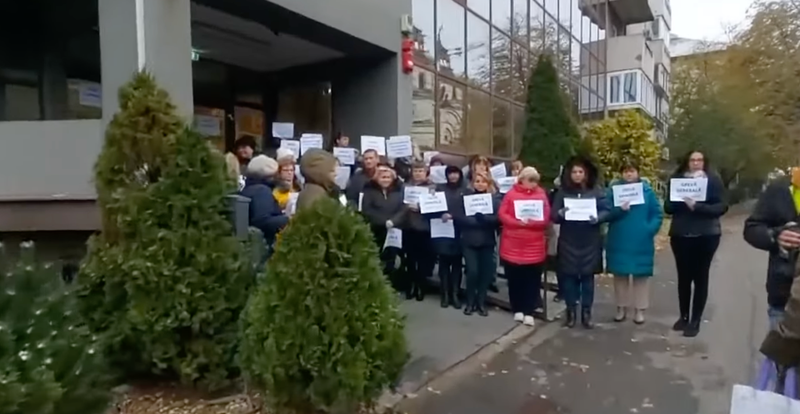 Proteste Ministerul Muncii în Timișoara