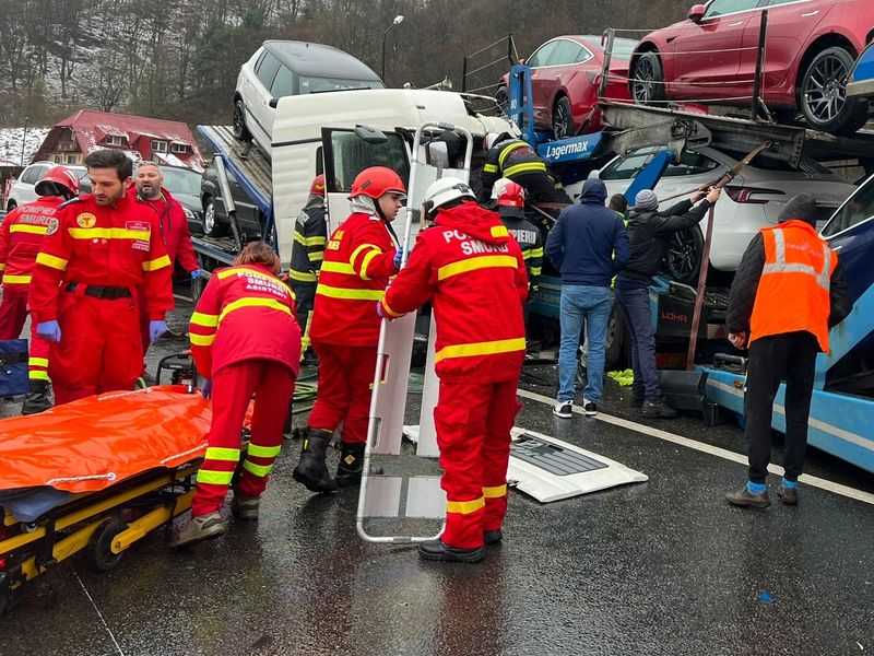 echipaj smurd interventie accident