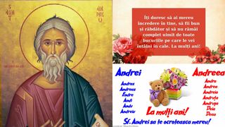 La mulți ani de Sfântul Andrei 2023! Mesaje și urări drăguțe pentru sărbătoriții zilei