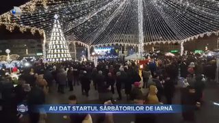 VIDEO - Sărbătoare pentru localnicii din Suceava, de ziua aniversară a Bucovinei. Oamenii au celebrat la deschiderea T&acirc;rgului de Crăciun