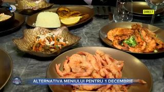 VIDEO - Alternativa meniului de 1 decembrie: preparate inedite din caracatiță sau creveți