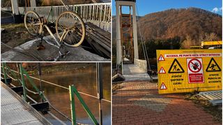 FOTO-  A murit după ce a căzut &icirc;n gol cu bicicleta. Accidentul s-a petrecut pe un șantier din Piatra-Neamț