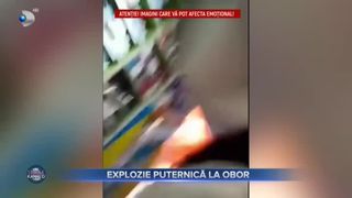 VIDEO- Explozie puternică la Obor, din cauza unei butelii. Incidentul a fost filmat de un martor