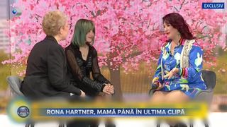 VIDEO- Rona Hartner, mamă până în ultima clipă. Artista și-a petrecut ultimul an din viață cu fiica sa