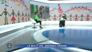 VIDEO- La mulți ani, Andreea Haisani! Artista bucovineancă iubește tradițiile