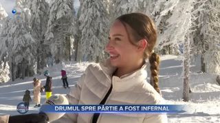 VIDEO- Stațiunile de la munte, ticsite de turiști. Mii de rom&acirc;ni petrec mini vacanța de 1 decembrie la munte
