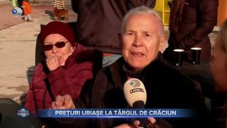 VIDEO- Prețuri uriașe la târgul de Crăciun. Cât scot românii din buzunar la târg?