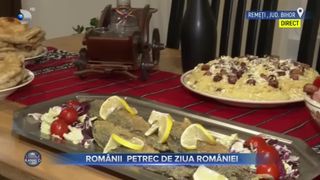 VIDEO - Românii petrec de ziua României. Muzica, dansul și preparatele tradiționale îi însoțesc pe români