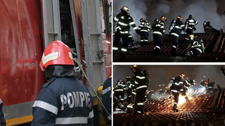 Patru locuințe din Sectorul 5 au fost cuprinse de flăcări. &Icirc;n podurile locuințelor sunt depozitate materiale combustibile