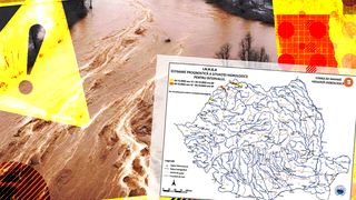 HARTA - Cod portocaliu de viituri puternice în județul Satu Mare. Un cod galben este activ și pe râurile din județul Bihor