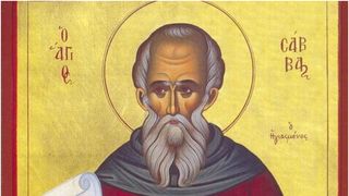 portret sfantul sava cel sfintit