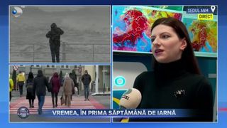 VIDEO- Vremea în prima săptămână de iarnă. Ce anunță meteorologii ANM?