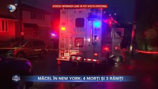 VIDEO- Măcel &icirc;n New York, 4 morți și 3 răniți. Un bărbat și-a ucis rudele