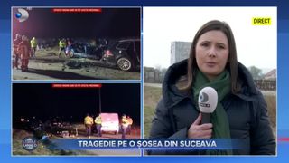 VIDEO- Tragedie pe o șosea din Suceava. O tânără a murit, iar alte 3 persoane sunt la spital